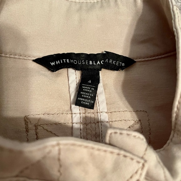 Khaki ss WHBM jacket sz 4 or small - Picture 5 of 9